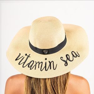 FLOPPY STRAW HAT | VITAMIN SEA